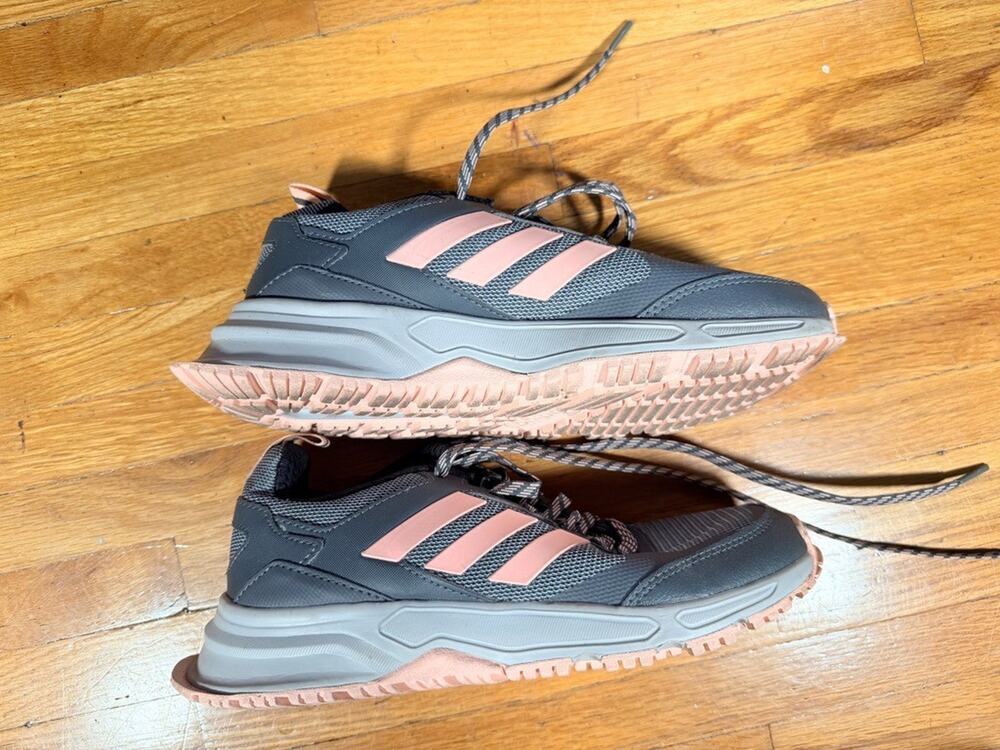 Adidas Rockadia Trail 3.0 Women’s Size 6 Gray Pink Trail Running Shoes EG2523